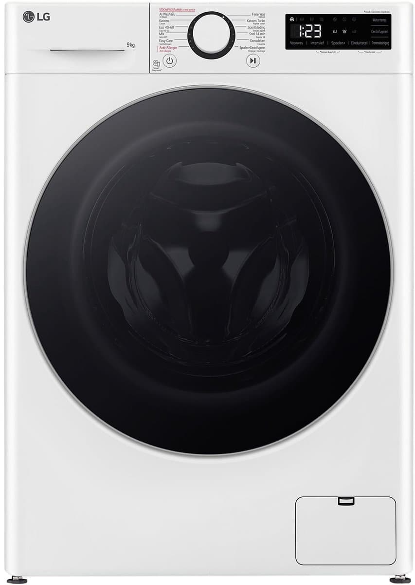 LG F4WR5009S1W TurboWash - Wasmachine Voorlader - 9 kg - 1400 rpm - 71 dB — afbeelding 1