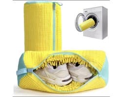 Schoenwasmachinetas – Geel – 1 Stuk – Ritssluiting – Duurzaam – Voor Alle Schoenen - G4.1 — afbeelding 1