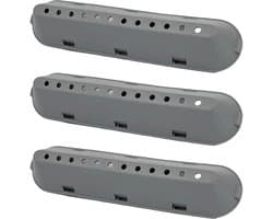 Multaparts® trommelrib set van 3 stuks geschikt voor Ariston / Indesit / Whirlpool | Alternatief voor C00064789, C00268109, C00533119, C00799111, 482000023096