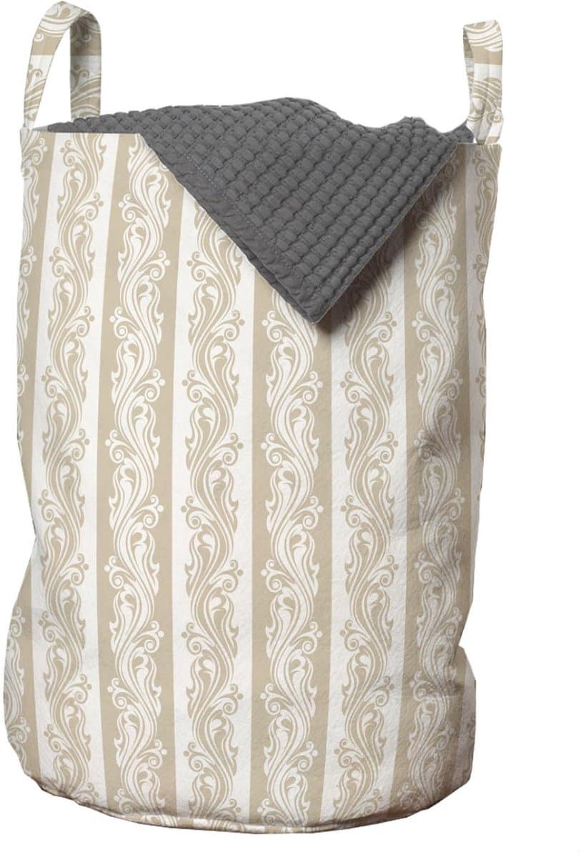 Elegante Opbergmanden Set met Barokke Print en Handige Trekkoordsluiting — afbeelding 1