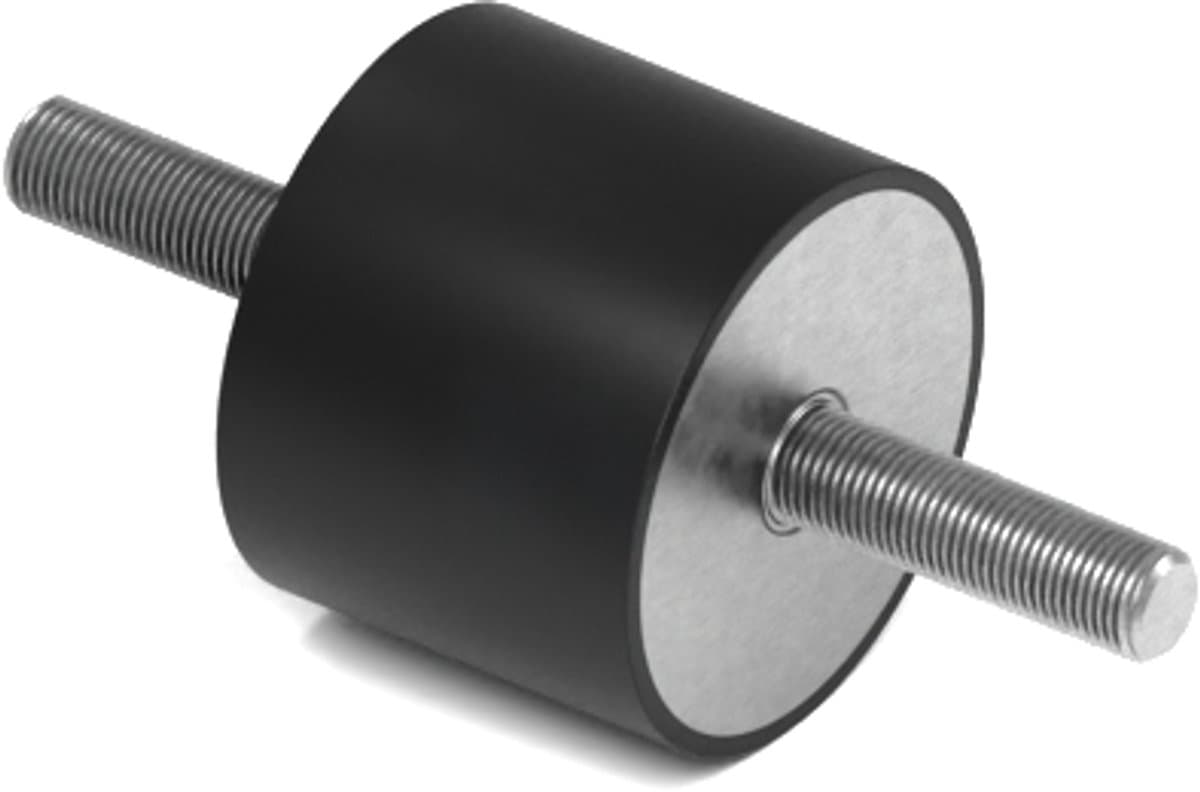 Rubbermagazijn - Trillingsdemper Type A 25x20mm - M6 - Set 10 stuks — afbeelding 1