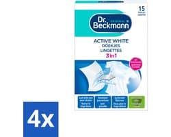 Dr. Beckmann Active White Sheets 15 stuks per verpakking - Voordeelverpakking - 4 stuks