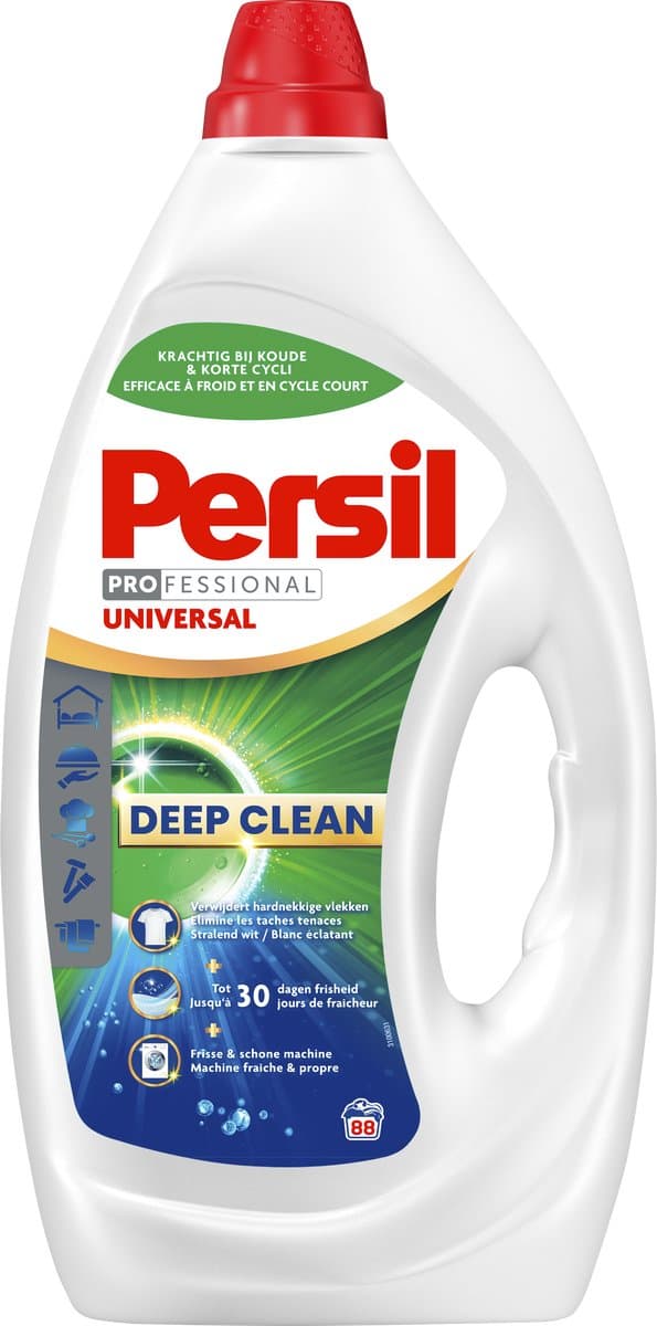 Persil Professional Gel Universal - Vloeibaar Wasmiddel - Krachtige Vlekverwijdering - 88 Wasbeurten - Grootverpakking — afbeelding 1