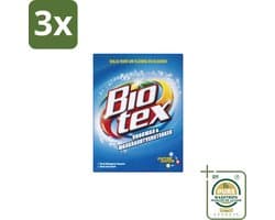 3 x Biotex – Waspoeder - Voorwas & Vlekverwijderaar – Actieve biologische enzymen – 720 g - Grootverpakking - Waspoeder Voorwas - Vlekverwijderaar - Enzymatische Was - Biologisch Waspoeder - Vlekverwijdering