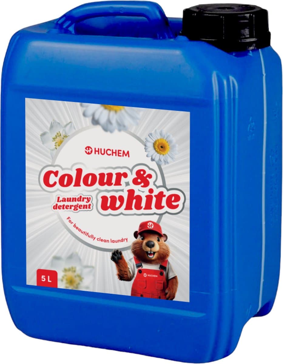 Vloeibaar Wasmiddel | 5L | Bont & Wit | >100 wasbeurten | Goedkoop — afbeelding 1