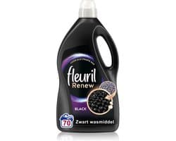 Fleuril Renew Zwart - Vloeibaar Wasmiddel - Voordeelverpakking - 70 Wasbeurten