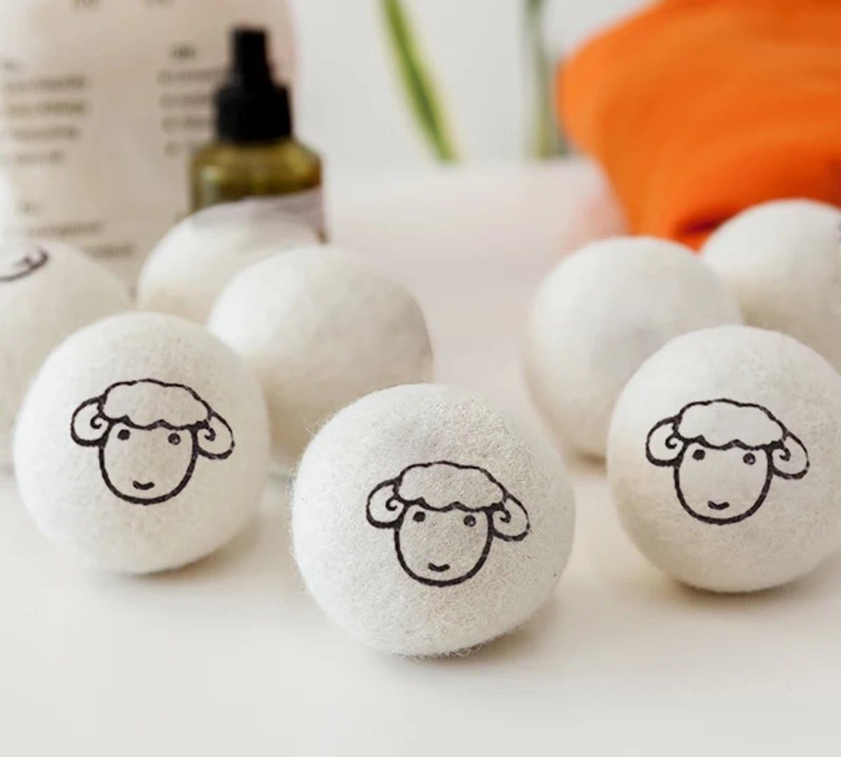 Droger ballen Was ballen Was bol Wol - Droogballen - Drogerballen - 100% New Zealand - 6 stuks — afbeelding 1
