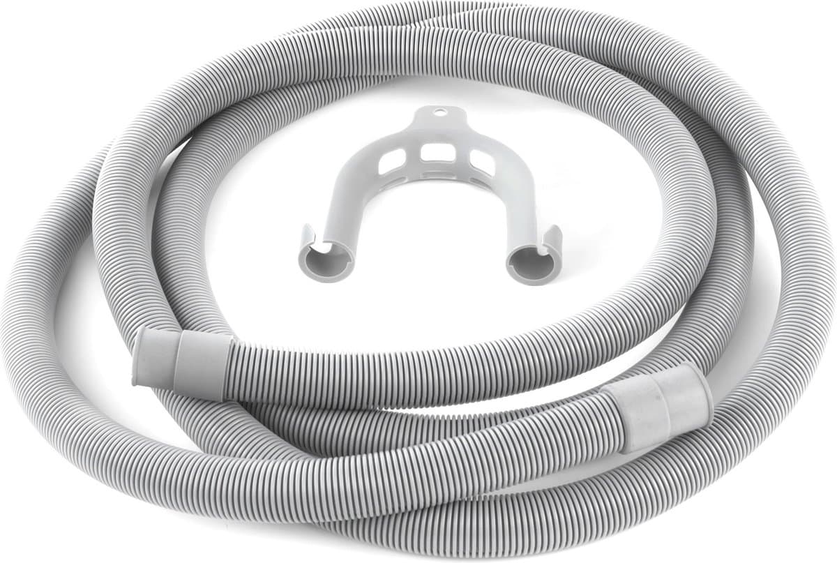 Afvoerslang wasmachine droger 19mm - 22mm, 1,5m, PVC, met bocht — afbeelding 1