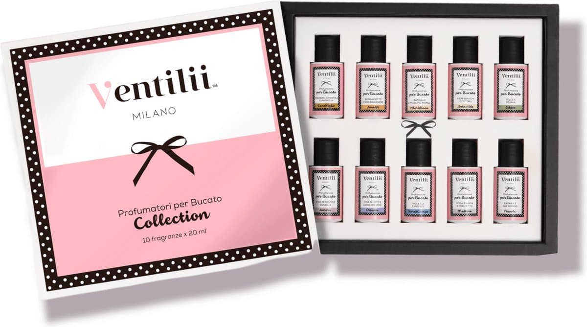Wasparfum cadeaupakket 10x20ml – Ventilii Milano® - het perfecte cadeau / proefpakket voor verjaardag moederdag valentijnsdag Kerstmis Sinterklaas — afbeelding 1