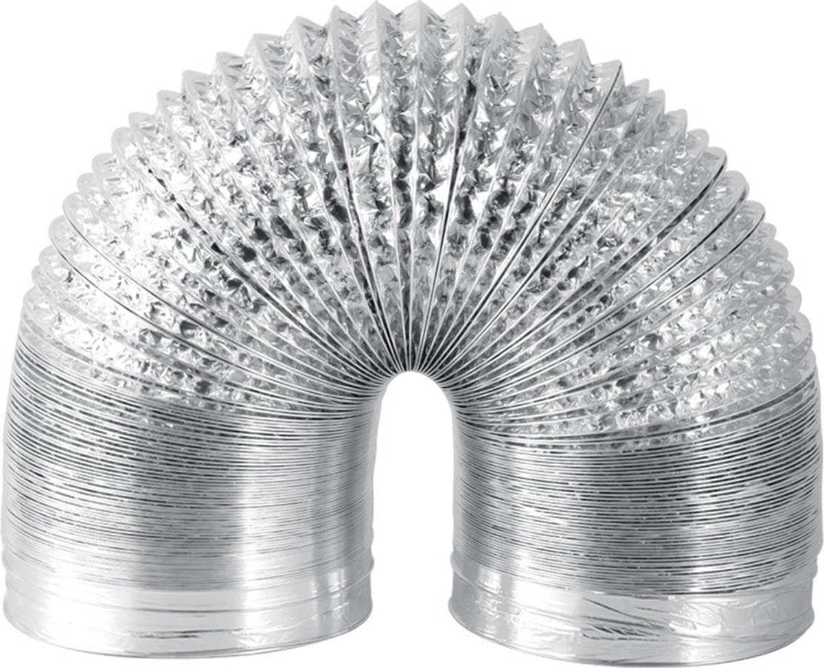 Luchtafvoerslang - Ø 100 mm - 3m - Flexibele aluminium ventilatiebuis luchtafvoerpijp - Flexibele Luchtslang - Air Ventilation — afbeelding 1