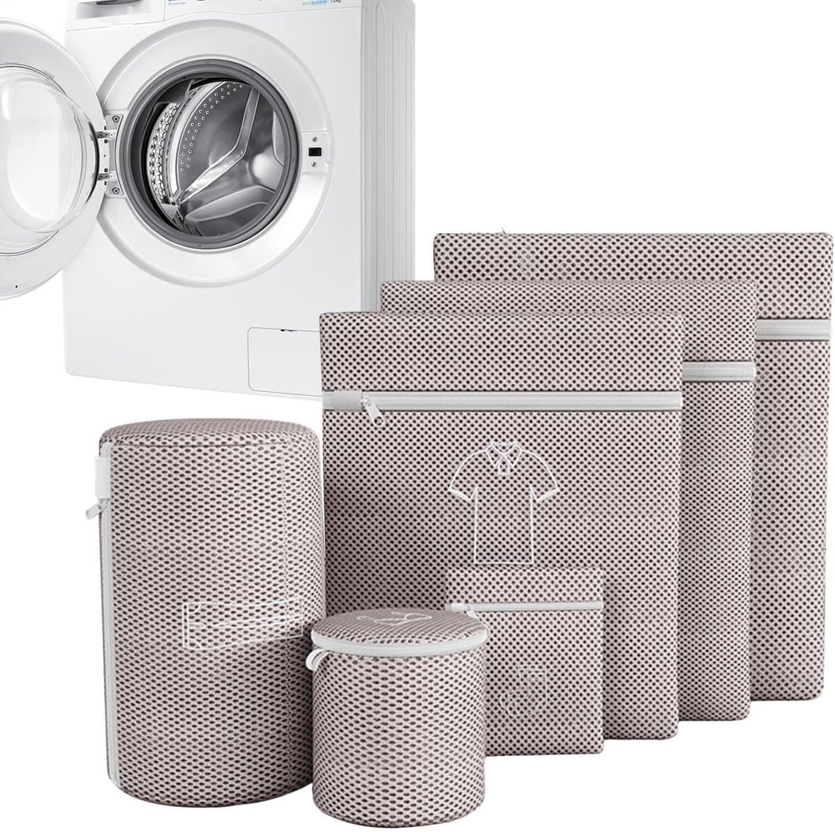Mesh Laundry Bag 6 stuks anti-knopen beschermzakken voor 's — afbeelding 1