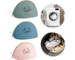 3 Stuks-waszak- waszakje bh-waszakjes met rits-waszakken voor wasgoed-mesh waszakken-waszakken-waszak klein -wasnet--Waszakje Lingerie- wasmachine zakken-Beschermt Kleding-Anti-Vervorming-voor intiem ondergoed