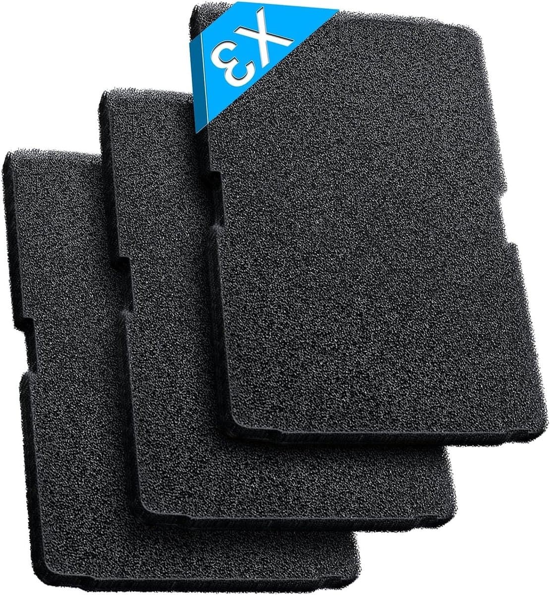 Set van 3 Droogfilters voor Warmtepompdrogers - Vervangende Filters voor Droogmachine, 240 x 155 x 10 mm, Filteraccessoires en Sponsfilters — afbeelding 1
