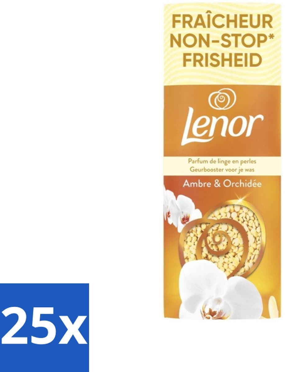 Lenor – Geurbooster – Amber & Orchidee – 12 Wasbeurten – 155 g - Bulkverpakking - 25 stuks — afbeelding 1