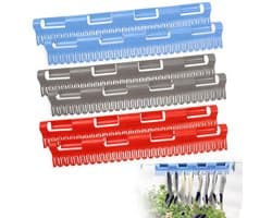 Ryoudavell - Sokkendroger - Set van 6 stuks - Sokkenhangers - Draagbare washaken - winddicht droogrek - voor hoeden, schoenveters, handdoeken en sokken - Kunststof Wasrek & Sokkendroger - Hangend Droogrek voor Sokken en Ondergoed