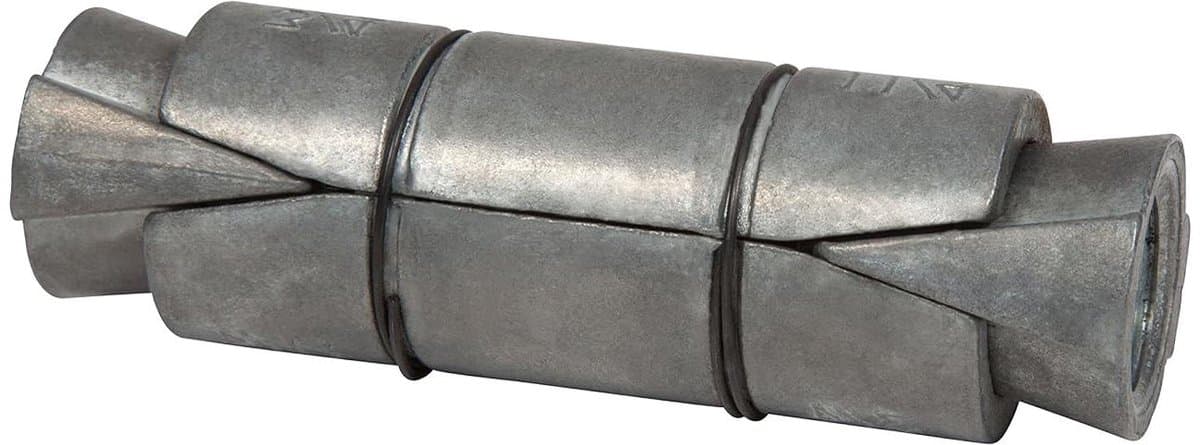 Dubbele Uitbreiding Anker - Bevestigingsanker - Stevig Bevestigen - Corrosiebestendig - Binnen/Schroef 1/2" - Zilverkleurig — afbeelding 1