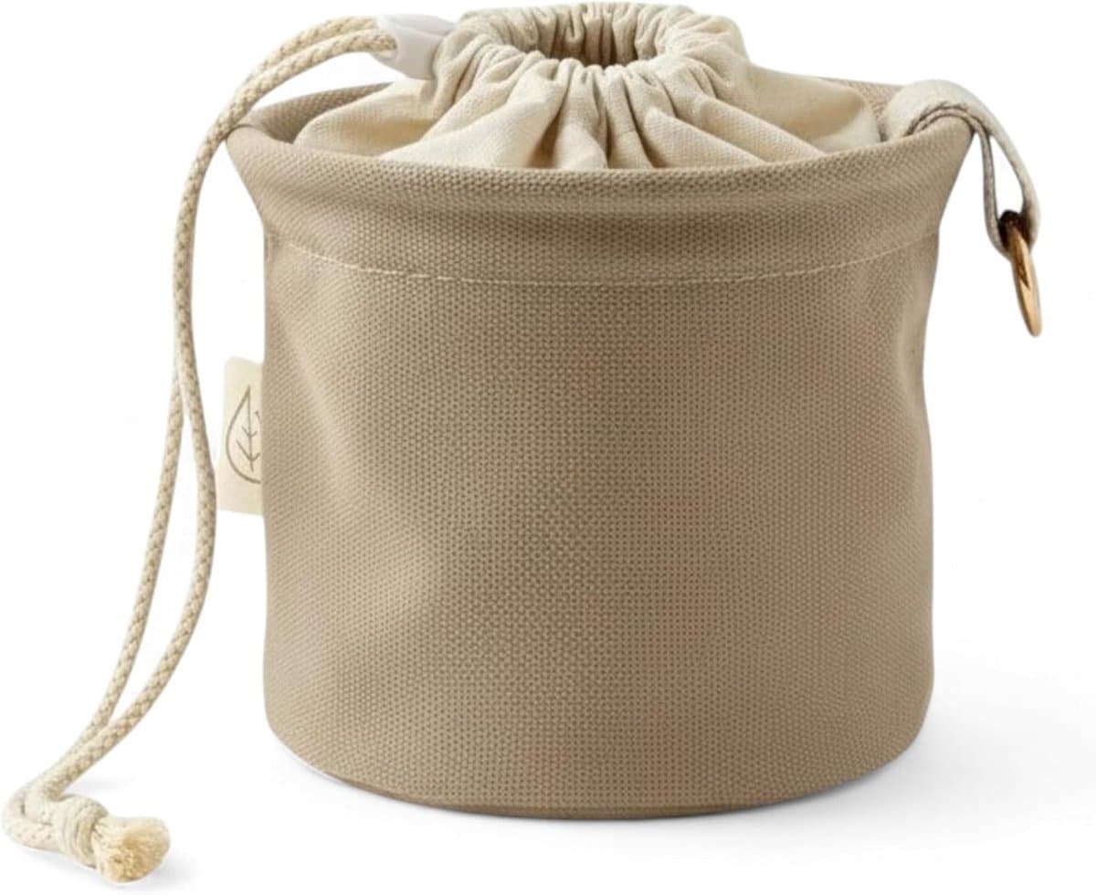 Wasknijperzak - Beige - - Hoogwaardig Canvas - Voor Wasknijpers — afbeelding 1