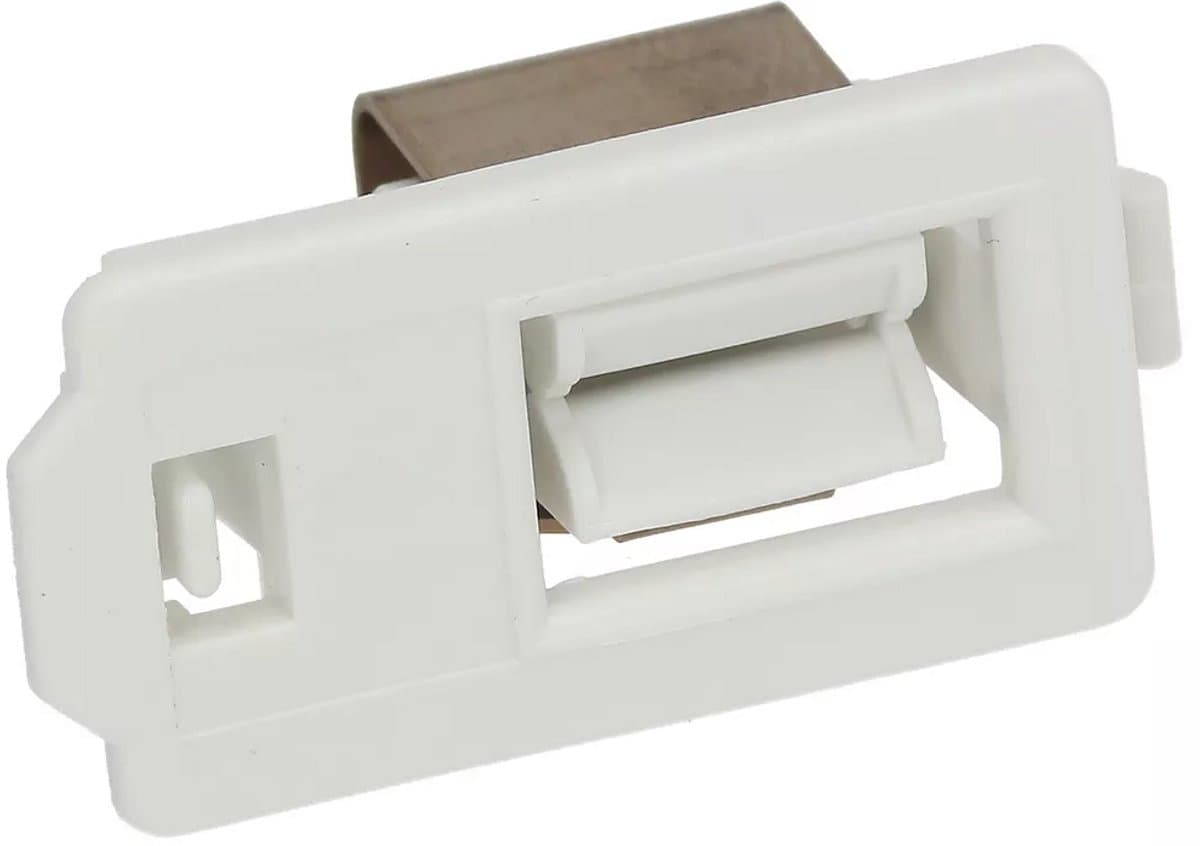 Sluiting snapsluiting + veer geschikt voor Whirlpool Bauknecht wasdroger TRA 4350-4470-4960-AWZ131 481227138462 — afbeelding 1