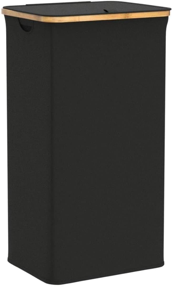 Lìon® Wasmand - 100L - Wasbox - Wasmanden - Zwart - 41cm x 33cm x 74cm — afbeelding 1