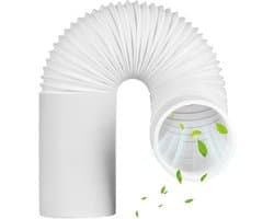 Luchtafvoerslang - Luchtafvoer Afzuigkap Slang - Afvoerslang airco slang - Hittebestendig - Oliebestendig - afdichten - duurzame - voor airconditioning, afzuigkap, wasdroger - Ø150mm - 2 meter