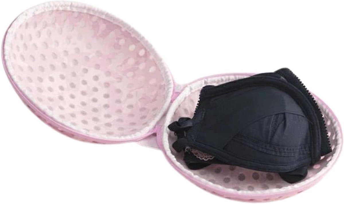 BH-waszak - Wasnet lingerie - Ondergoed beschermen - Rond ontwerp - 23x23x9cm - Niet gespecificeerd — afbeelding 1