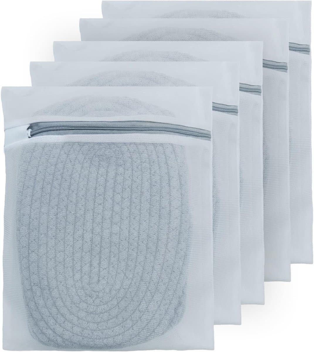 SnelShoppen - Waszakken Set van 5 Stuks voor Wasmachine | Wasnet, 40x50 cm, Perfect voor Kleding, Ondergoed en Delicate Stoffen — afbeelding 1
