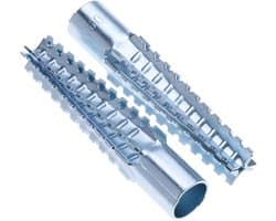 Metalen Anker 8 mm x 60 mm Verzinkt voor Cellenbeton, Geëxpandeerd Kleiblok Gebruikt als Expansie-Element in Combinatie met Inschroefbare Expansiepen KMG Inschroefhaken Verpakking van 10 st