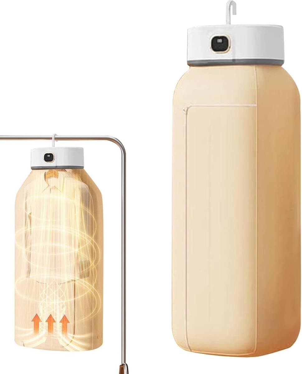 Mini Wasdroger - Compacte Kledingdroger - Snel Kleding Drogen - Opvouwbaar Ontwerp - 10 kg Capaciteit - Wit — afbeelding 1