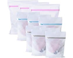 Waszakken Set - Polyester - Duurzaam en Scheurbestendig - Geschikt voor Delicate Kleding - Voor Gezinnen en Reizen