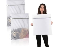 Wasmachine net 60 x 60 cm - herbruikbare beschermende zak - voorkomt vervilting - ideaal voor lingerie en beddengoed - ShopVlot