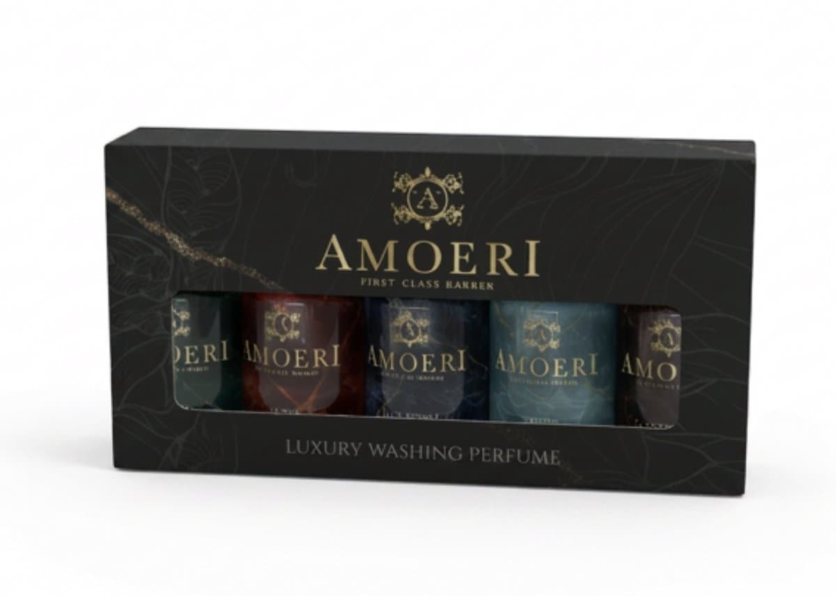 Amoeri Wasparfum Discovery Set One- 5x10ml | Wasparfum Probeer Set | Wash perfume — afbeelding 1