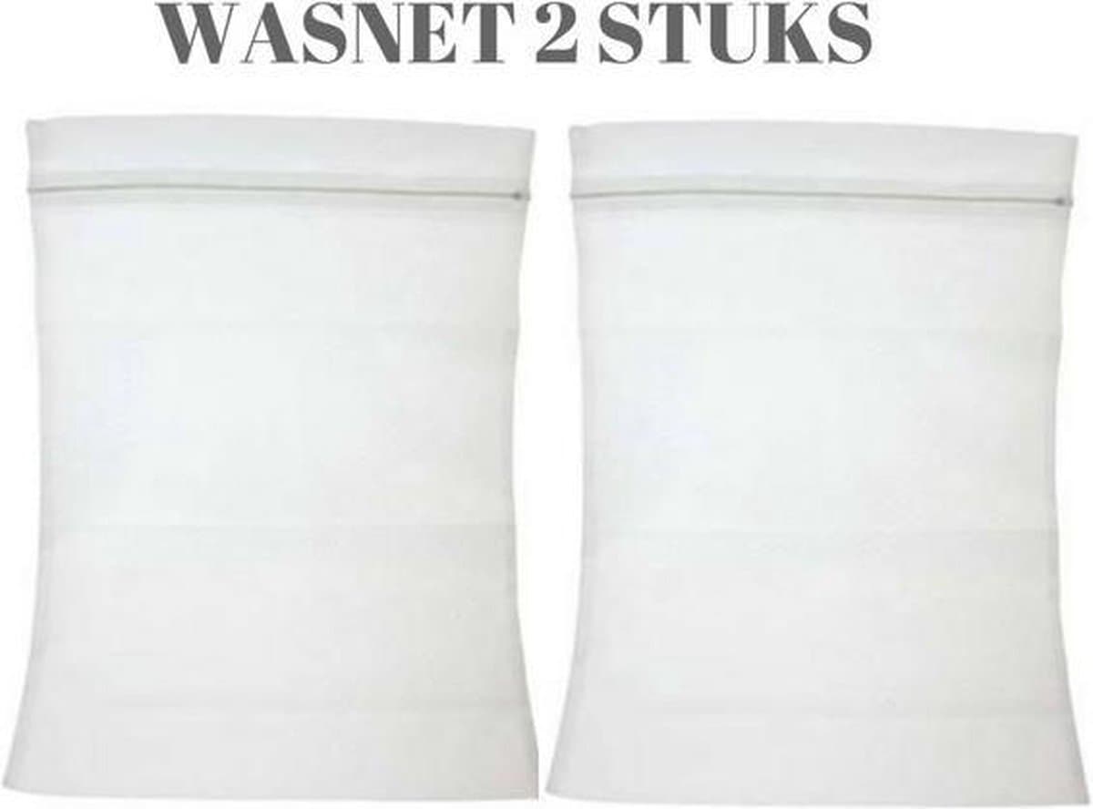 Waszak - Wasnet - Waszakjes voor veilig wassen in wasmachine | Laundry Bags voor Sokken, Ondergoed, BH, Kleine wasgoed | 2 Stuks | 40 x 30 CM — afbeelding 1