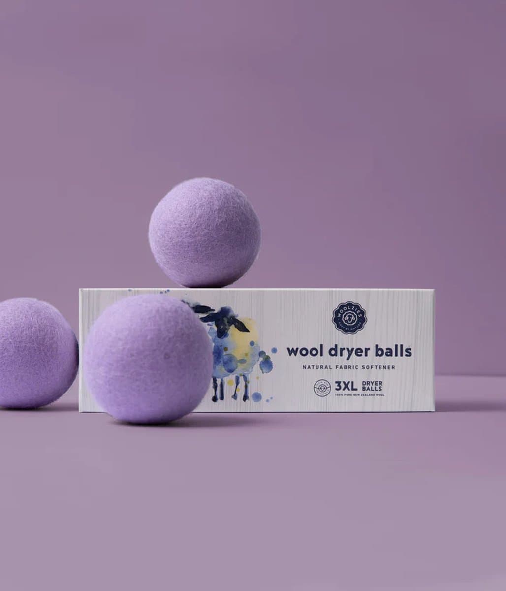 Lavender Wool Dryer Balls Set of 3 — afbeelding 1