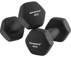 Set van 2 halters 2 x 4 kg - Krachttraining voor Thuis en Onderweg