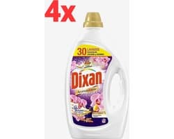 Dixan - Aromatherapy - Sensual Freshness - Vloeibaar Wasmiddel - 4x 1,5L - 120 Wasbeurten - Voordeelverpakking