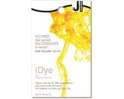 Jacquard textielverf iDye Natural 14 gr zonnegeel voor katoen en zijde.