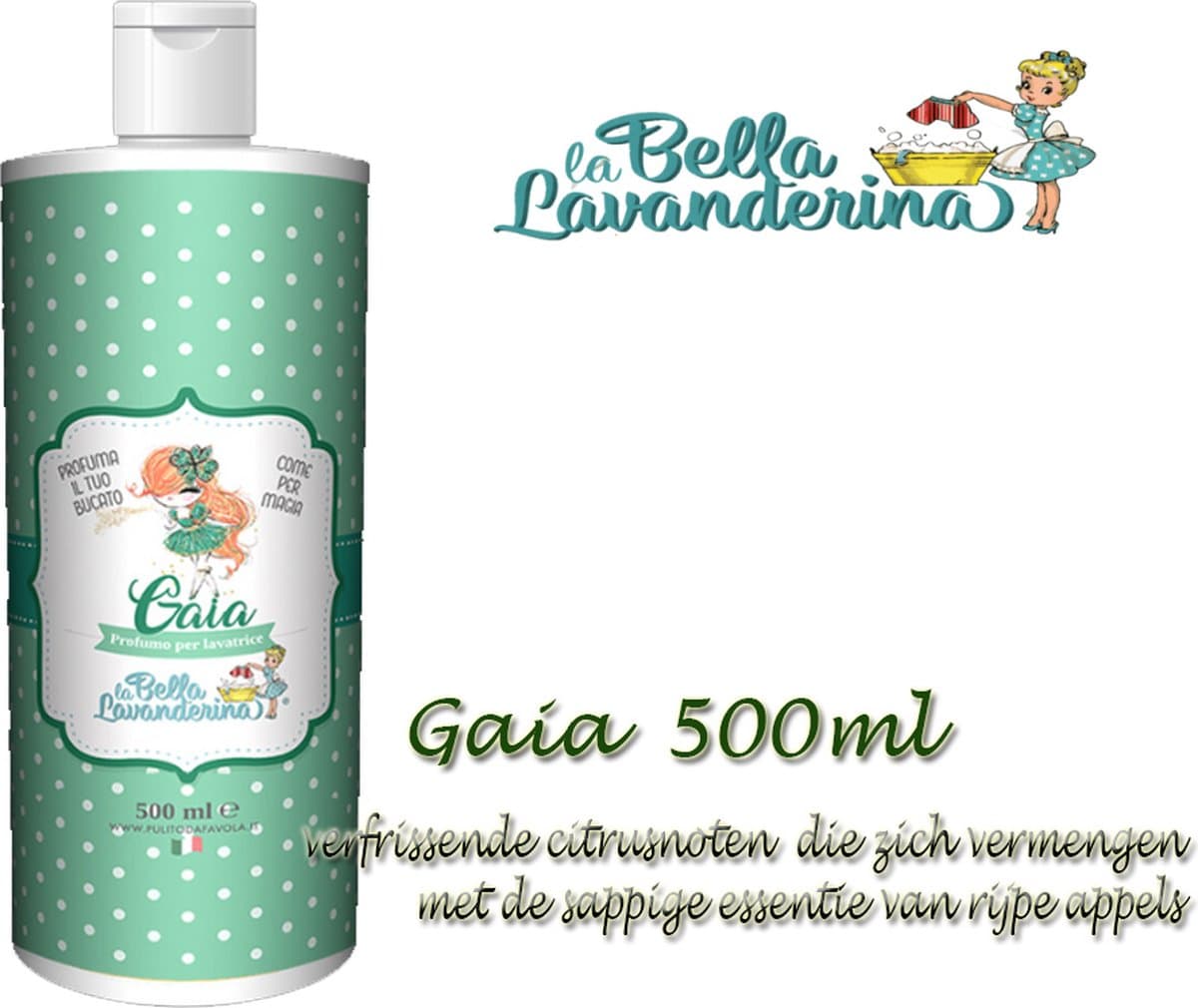 Wasparfum La Bella Lavanderina Gaia - 500ml — afbeelding 1