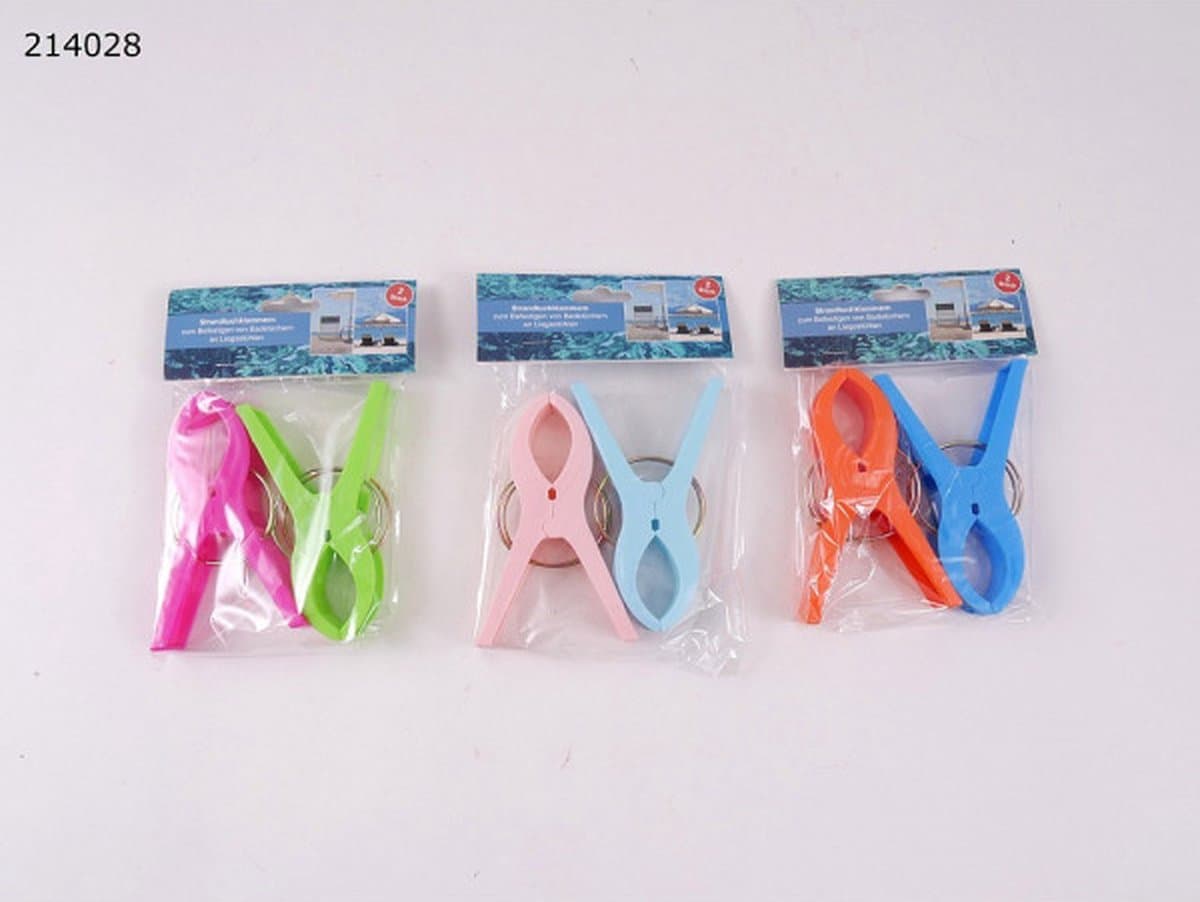 6 Pack Strandhanddoek Wasknijpers Groot - Badhanddoek Wasknijpers Groot - XXL - 12 cm - Multicolor — afbeelding 1