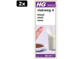 2x HG vlekweg 4 - 50ml - voor onder andere saus en kruiden