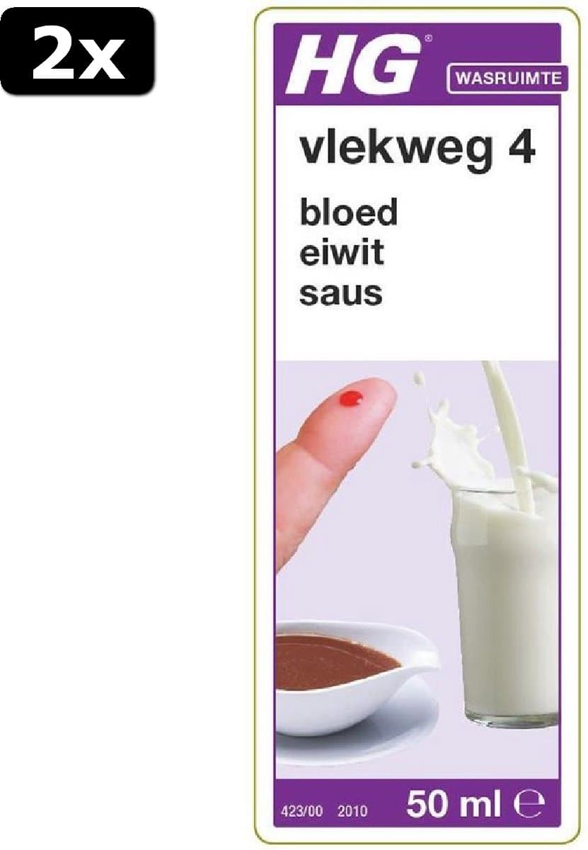 2x HG vlekweg 4 - 50ml - voor onder andere saus en kruiden — afbeelding 1