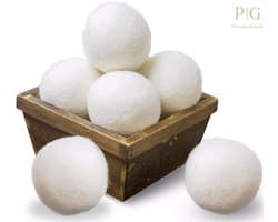Wollen Droger Ballen - Herbruikbare Wasdroger Ballen - Set 6 Stuks - Milieuvriendelijk