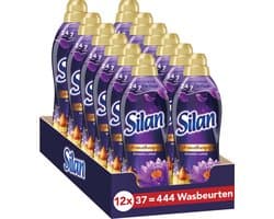 Silan Aroma Therapy - Dreamy Lotus - Wasverzachter -Zijdezachte Was - Langer Stralende Kleding - Langdurige Frisheid - Voordeelverpakking - 12 x 37 wasbeurten