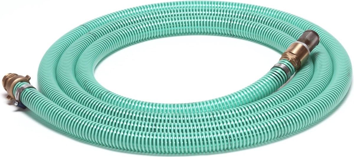 Zuigslangset met voetklep and koppeling, l = 7 m, 32 mm x 1” — afbeelding 1
