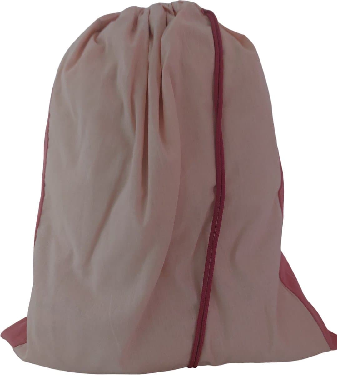 Bluvardi katoenen waszak -XL- met trekkoord - Sport- old pink — afbeelding 1