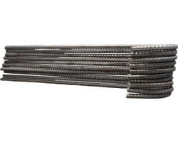 10x Grondanker staal 8mm 40cm.