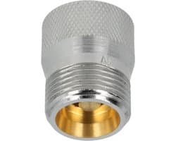 Waterslot wasmachine - 3/4" waterstop - waterstop vaatwasser - aquastop wasmachine - verchroomd messing