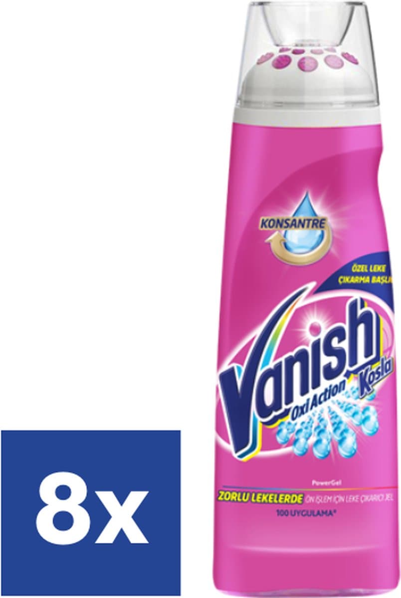 Vanish Vlekkenverwijderaar Powergel (Voordeelverpakking) - 8 x 200 ml — afbeelding 1