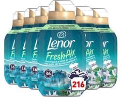 Lenor Fresh Air Wasverzachter Noorderlicht - 6 x 36 Wasbeurten