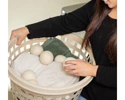 6 stuks wollen droogballen - Wasdroger ballen - Droogballen - Wasbal - Duurzaam - Wasbollen - LOUZIR — afbeelding 1