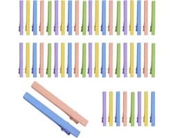 Eendenbek Klemmen - Haarklemmen Metaal - Haar Stylen - Niet-Glijdende Greep - 50 Stuks - Zwart